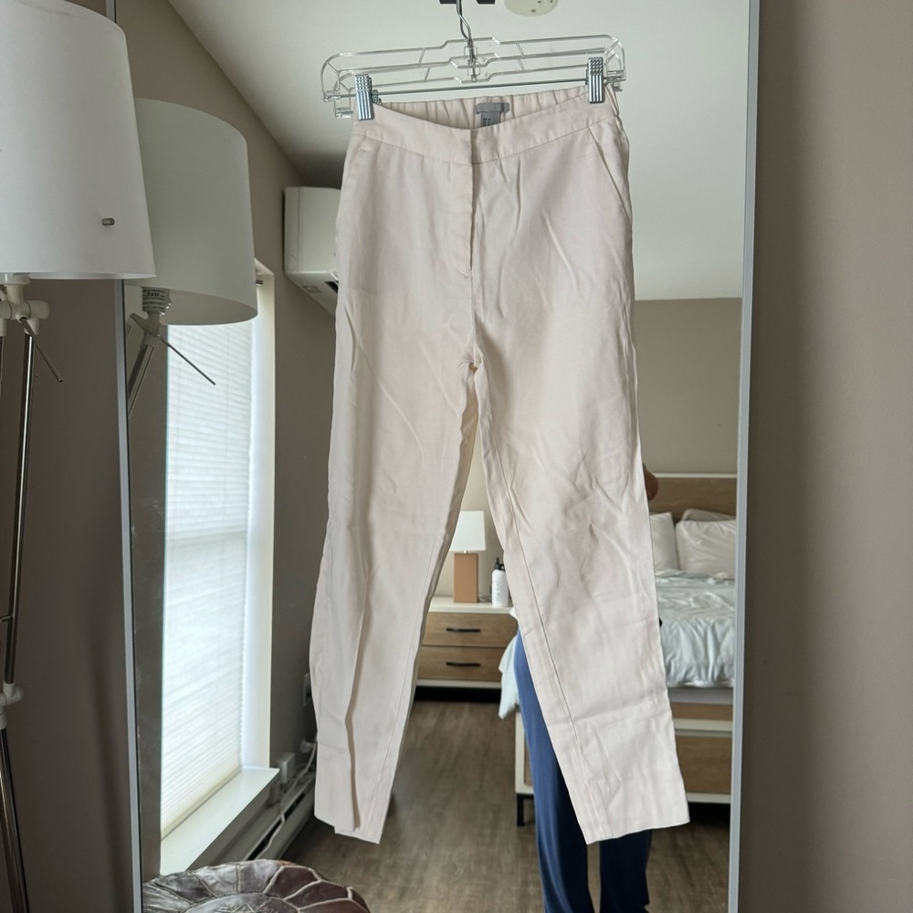 Women’s H&M White Slim Trousers